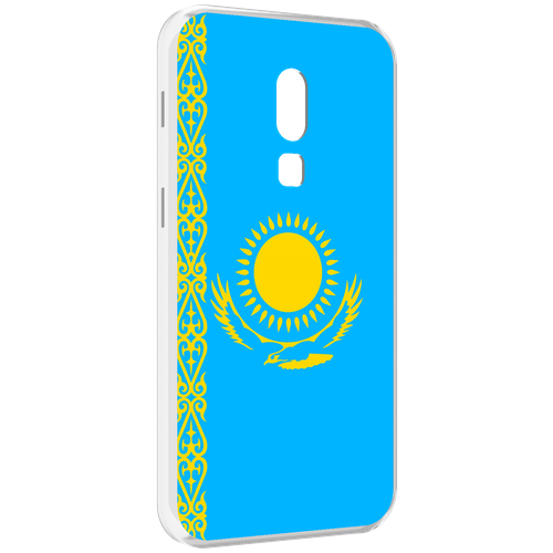 Чехол MyPads флаг Казахстана-1 для Meizu V8 задняя-панель-накладка-бампер чехол mypads герб казахстана для meizu v8 задняя панель накладка бампер