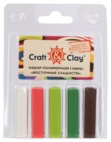 Полимерная глина Craft & Clay Восточные сладости, 5 цветов по 20 г