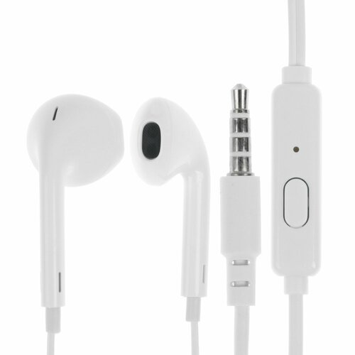 Наушники Exployd EX-HP-1462 вкладыши микрофон проводные 108 дБ 35 мм12 м белые 444₽