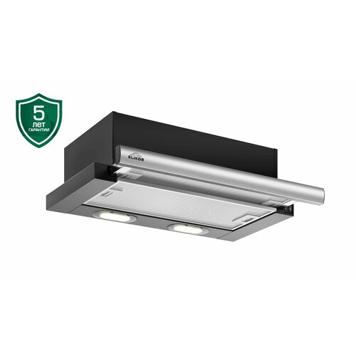 Кухонная Вытяжка ELIKOR Интегра 50П-400-В2Л Чёрныйнержавеющая сталь 1020600₽