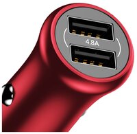 Автомобильная зарядка Baseus Dual-USB Car Charger 4.8A CCALL-GB01/GB09 черный