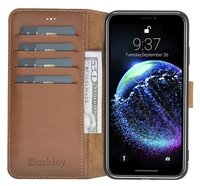 Чехол Burkley Wallet для Apple iPhone Xs Max черно-синий