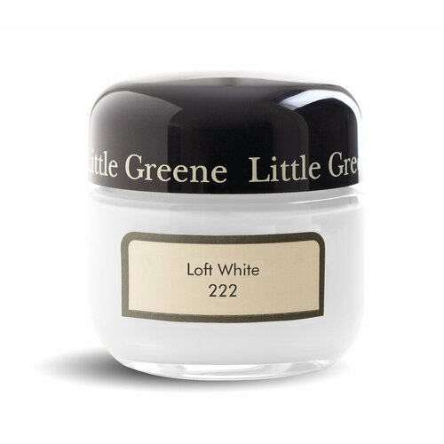 пробник краски в э акриловой little greene цвет 172 white lead dark 60 мл Пробник краски в/э акриловой Little Greene, цвет № 222, LOFT WHITE, 60 мл