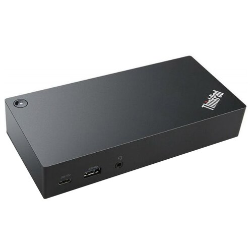 Док-станция Lenovo ThinkPad USB-C (40A90090EU) черный usb 3 2 gen 2 док станция kingston workflow 5g usb a c hub