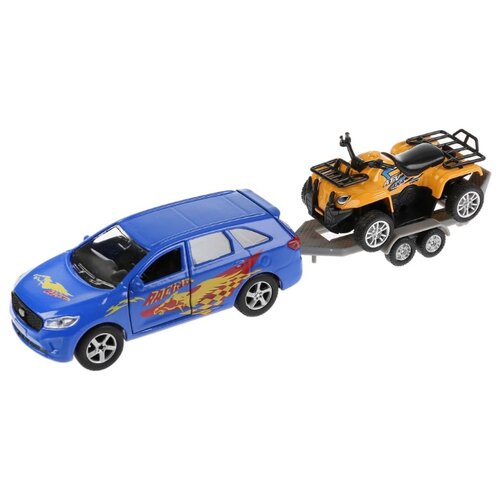 фото Набор техники технопарк kia sorento prime (sb-18-05wb) синий/оранжевый/серый