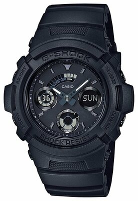 Наручные часы CASIO G-Shock AW-591BB-1A, черный, серебряный