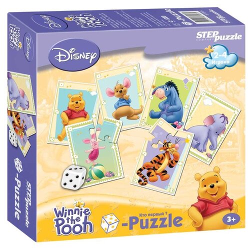 фото Настольная игра Step puzzle Кубик-пазл Медвежонок Винни