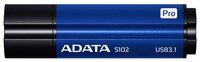 Флешка ADATA S102 Pro 16GB титаново-синий