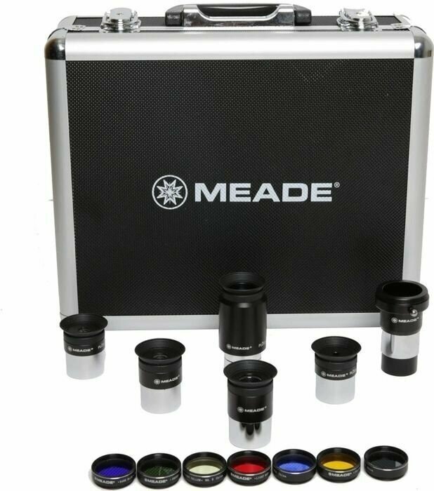 Набор MEADE Series 4000 (5 окуляров Плёссла, Барлоу и 7 фильтров) в кейсе
