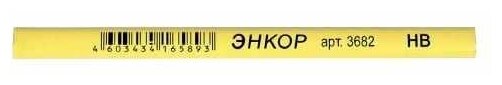 Строительный овальный карандаш Энкор 3682 - фотография № 1