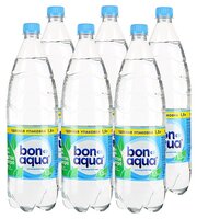 Вода питьевая Bon Aqua негазированная ПЭТ, 12 шт. по 1 л