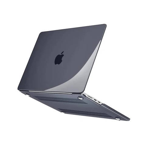 Чехол накладка для ноутбука Apple Macbook Air 13 дюймов 2010 2011 2012 2013 2014 2015 2017 А1369 А1466 черный прозрачный