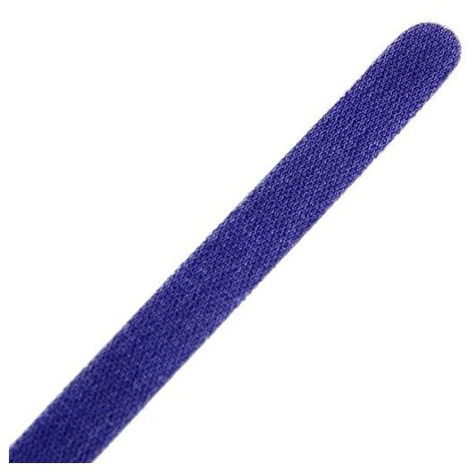 Стяжка хомут-липучка для проводов 150 синие 10 /комплект