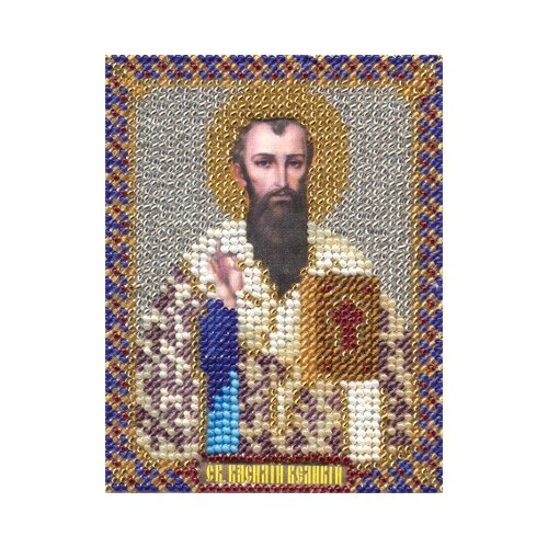 фото Набор для вышивания panna "икона святого василия великого", арт. цм-1400, 8,5х10,5 см