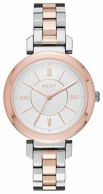 Наручные часы DKNY, белый, серебряный