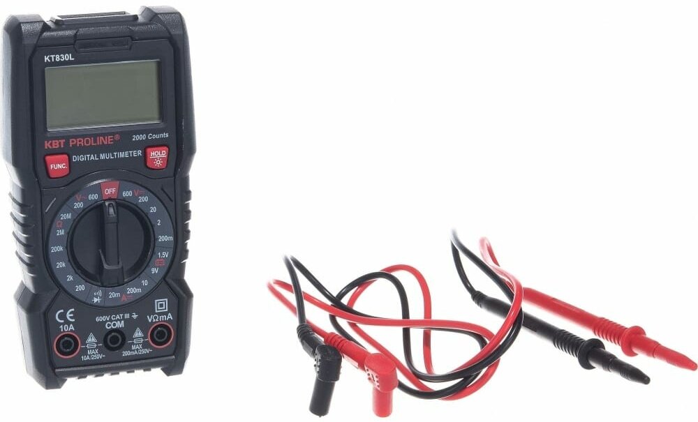 Цифровой мультиметр КВТ KT 830L PROLINE 79127