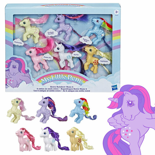 Фигурка Набор фигурок My Little Pony 6 шт 8 см Hasbro
