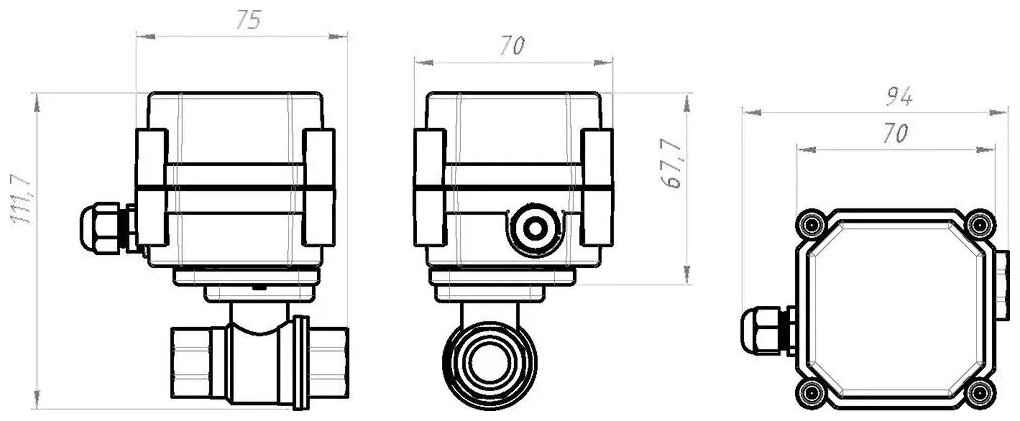 Защита от протечек Gidrolock Premium Bugatti 1/2