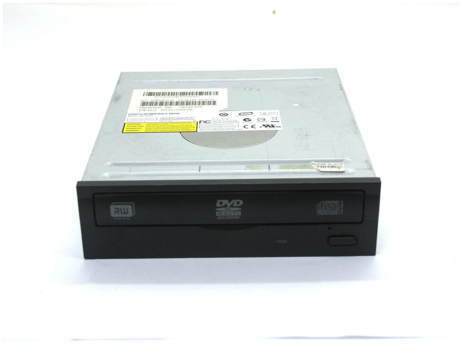 Оптический привод DVD +R/RW CD-R/RW LiteOn DH16A3S13C (SATA) черный