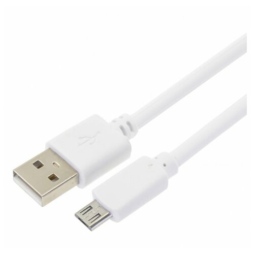 Дата-кабель USB-MicroUSB, 3.0 м, белый дата кабель usb microusb 2 м белый