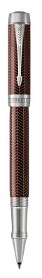 Ручка-роллер Parker Duofold Prestige Centennial T307, Burgundy Chevron CT 1945420