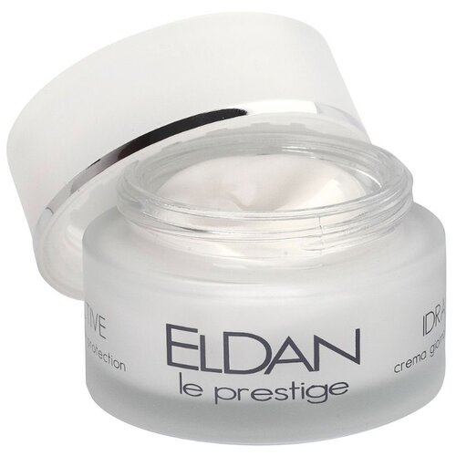 фото Eldan cosmetics le prestige idractive moisture daily protection cream увлажняющий крем с рисовыми протеинами для лица, 50 мл