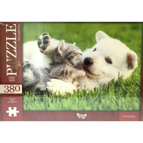 Пазлы картонные 