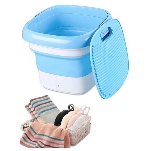 Стиральная машина складная Портативная мини стиральная машина переносная стиральная машина голубая 226500₽