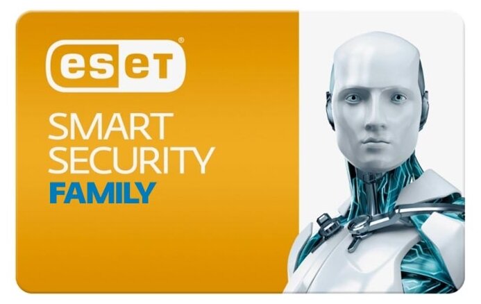 ESET NOD32 Smart Security Family - карта продления лицензии (3 устройства, 1 год) только лицензия
