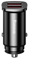 Автомобильная зарядка Baseus Dual QC3.0 30W Max Car Charger серый