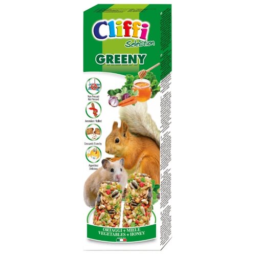 Лакомство для Cliffi Selection greeny ( vegetables + honey), 110 г