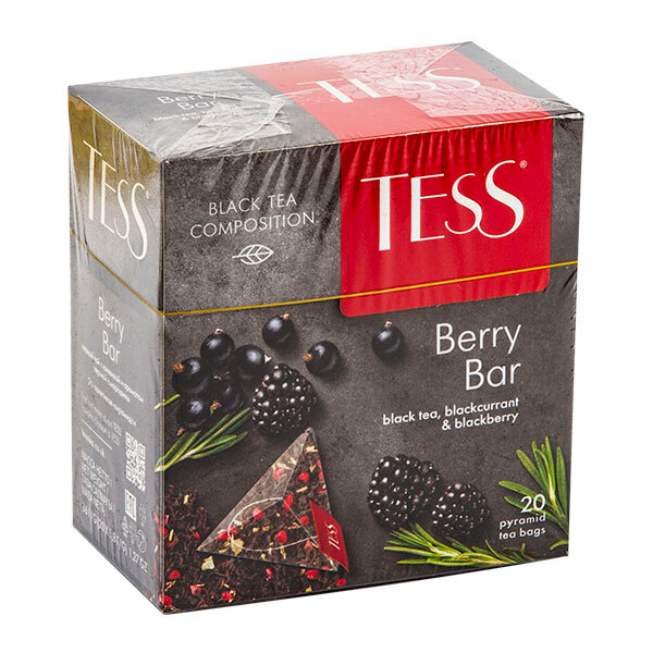 Чай черный Tess Berry Bar 1,8г х 20 пак/пирамидки - фотография № 11