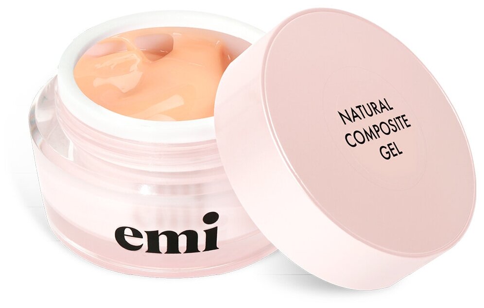 E.Mi, Гель для моделирования и запечатывания натуральных ногтей Natural Composite Gel, 50 г.