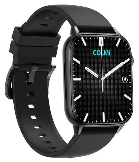 Умные часы Colmi C60 Silicone Strap Black-Black - фото №1