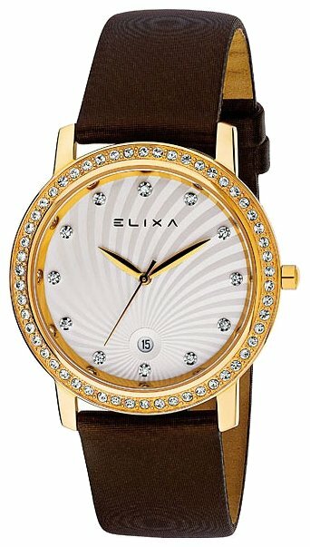 Наручные часы ELIXA, коричневый