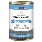 Корм для собак DUKE'S FARM индейка, утка конс. 400г - изображение