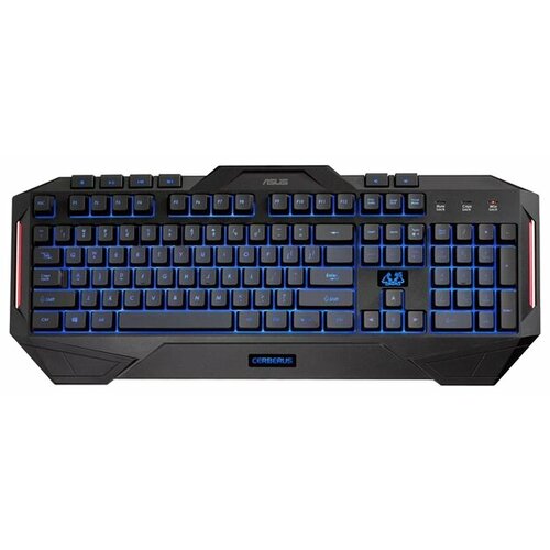 Проводная клавиатура ASUS Cerberus Keyboard Black USB