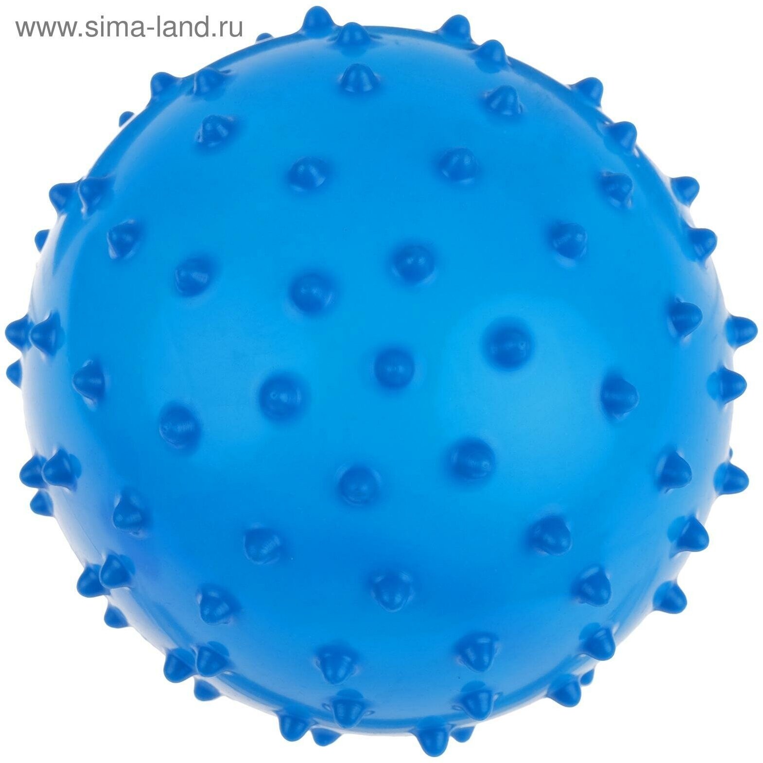 Мячик массажный, матовый пластизоль d=10 см, 22 г, цвета микс
