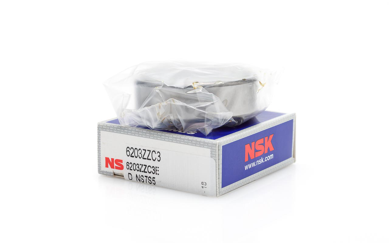 Подшипник генератора NSK 6203ZZC3 /6203ZZC3E/ закрытый NSK 6203ZZC3 | цена за 1 шт