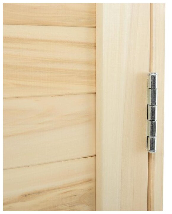 Дверь для бани и сауны из шпунтованной доски, липа Эконом, 180х70 см 6885478 - фотография № 2