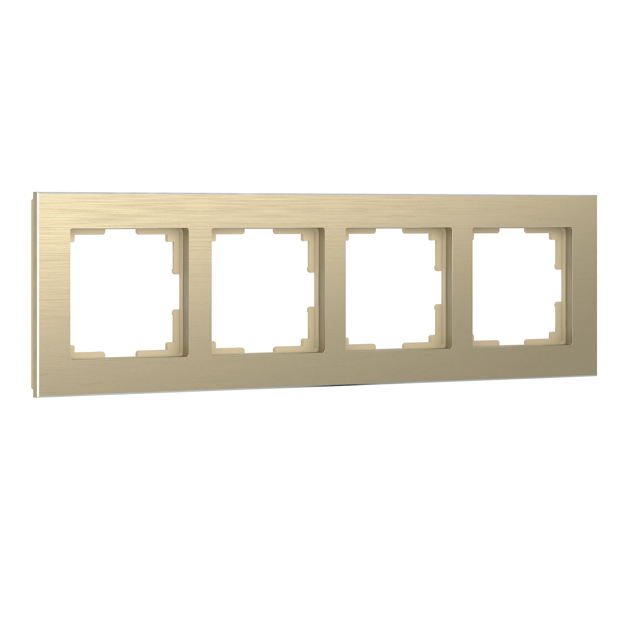 Рамка на 2 поста Werkel ALUMINIUM W0021708 4690389158056 - фото №4