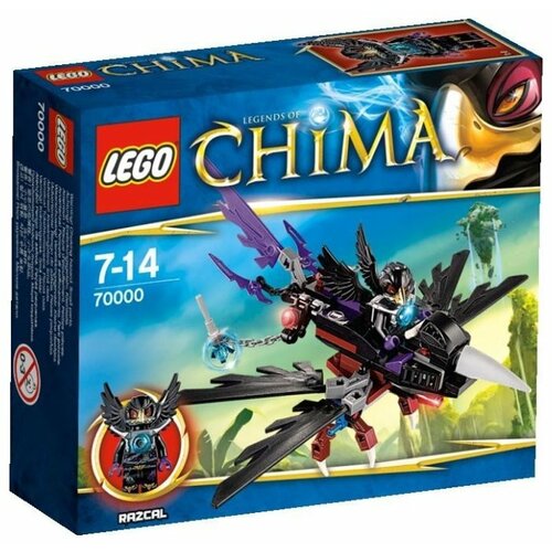 Конструктор LEGO Legends of Chima 70000 Планер ворона Разкала, 109 дет.