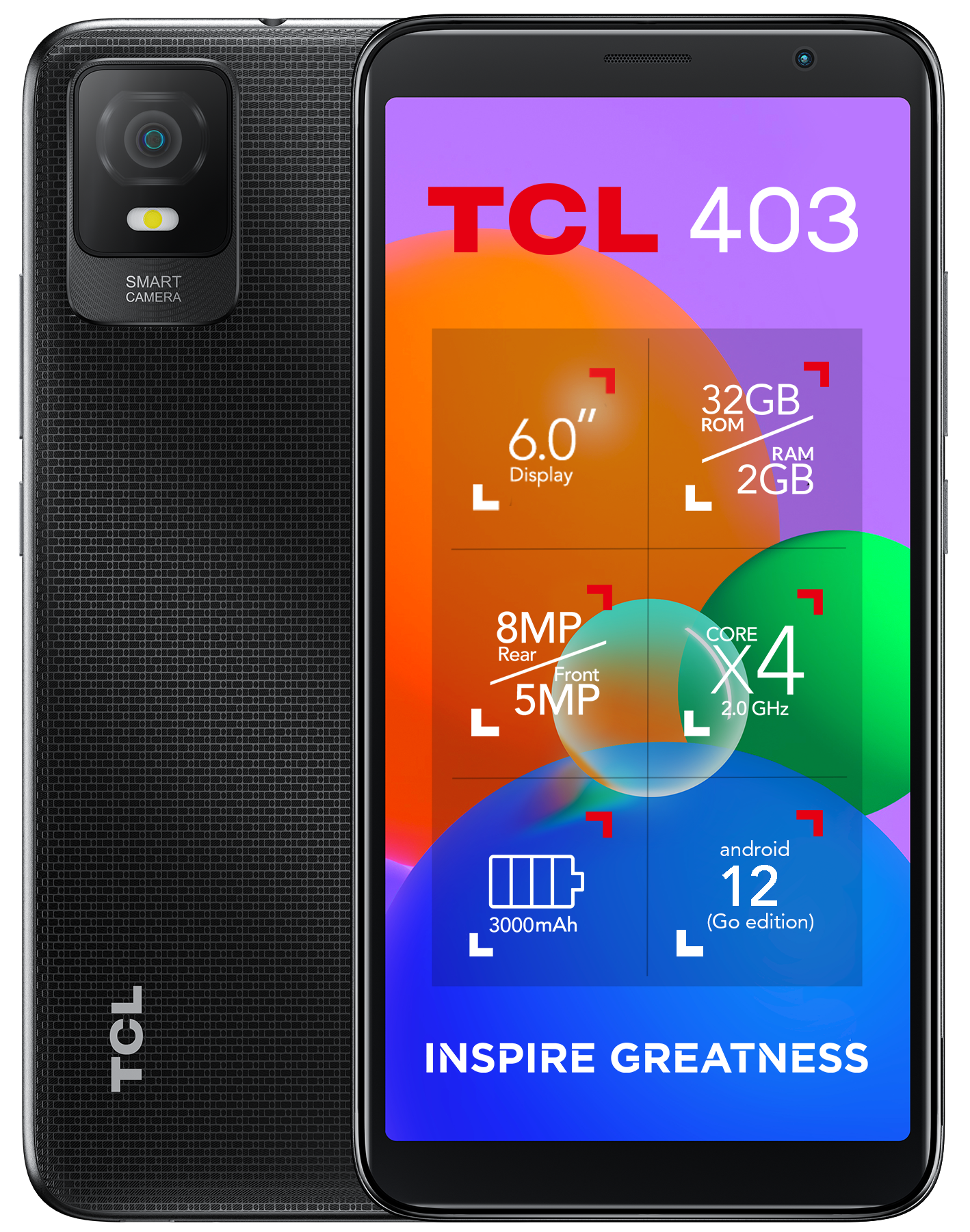 Смартфон TCL T431U_Mauve Mist 2+32Gb темный