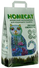 Древесный наполнитель HOMECAT мелкие гранулы 16л