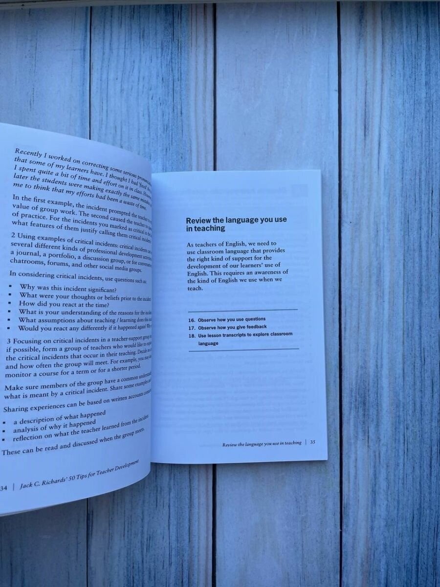 Jack C Richards' 50 Tips for Teacher Development. Cambridge Handbooks for Language Teachers - фото №9