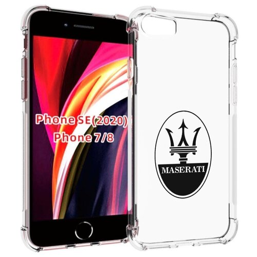 Чехол MyPads maserati-мазерати-4 для iPhone 7 4.7 / iPhone 8 / iPhone SE 2 (2020) / Apple iPhone SE3 2022 задняя-панель-накладка-бампер чехол mypads баста 4 баста для iphone 7 4 7 iphone 8 iphone se 2 2020 apple iphone se3 2022 задняя панель накладка бампер