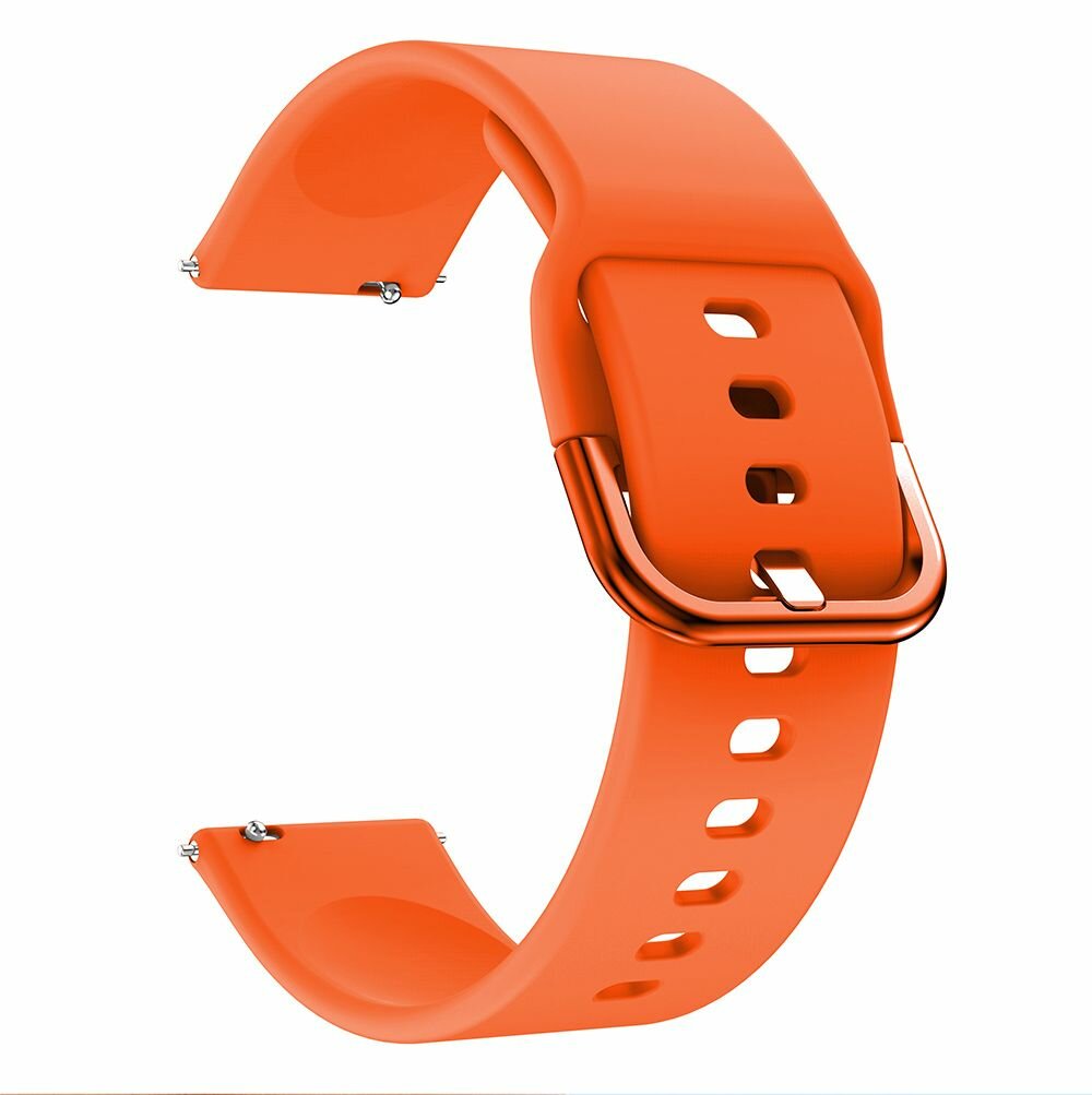 Силиконовый ремешок 20 мм для Huami GTS/Huawei Watch GT2 42мм - оранжевый