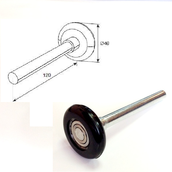 Ролик Doorhan (120) 25010B для секционных ворот