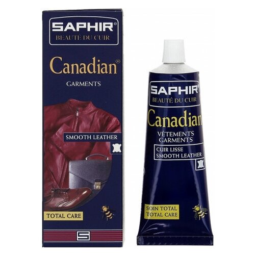 Темно-коричневый крем-воск для кожи Saphir Canadian