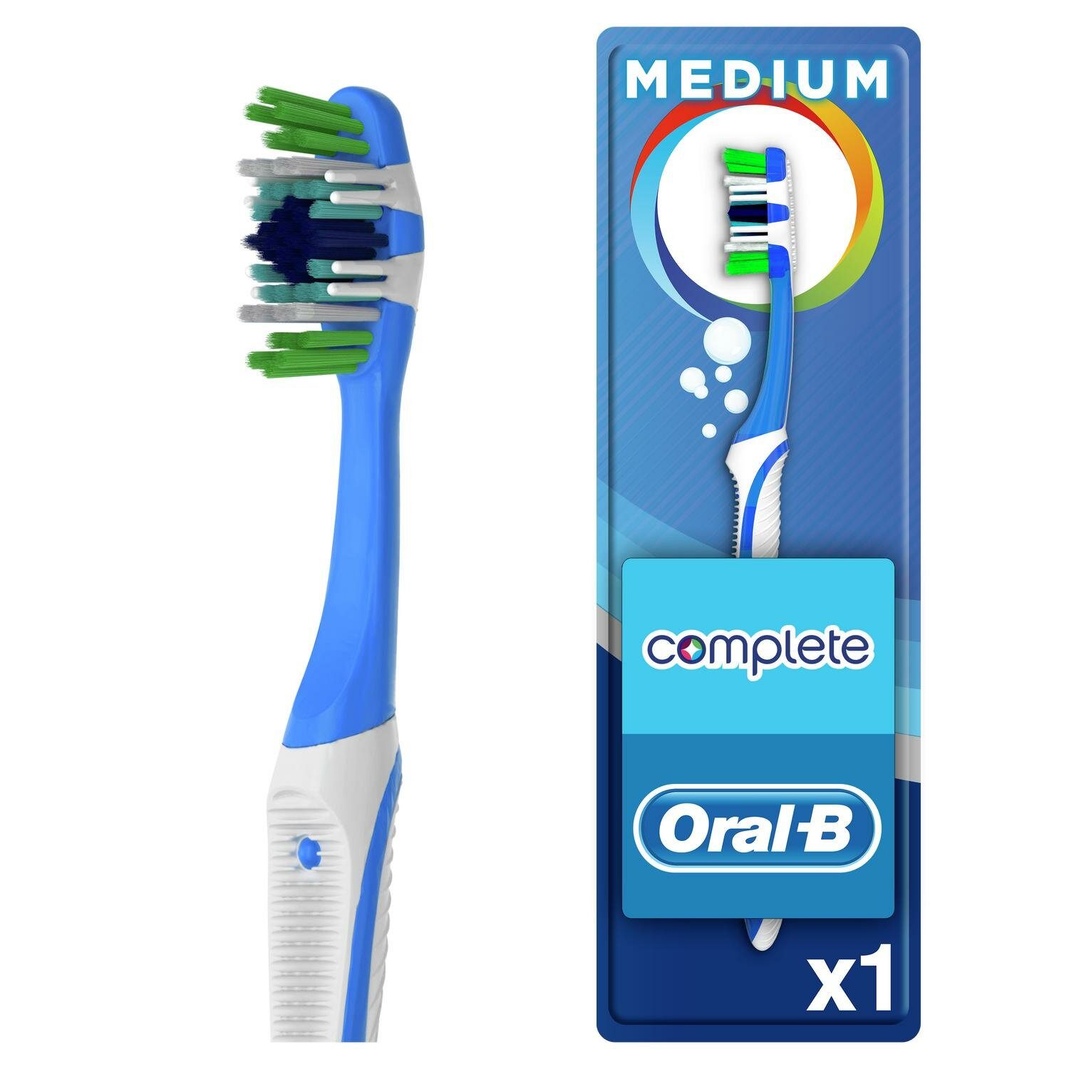 Зубная щетка Oral-B Комплекс пятисторонняя чистка 40 средняя (ORL-80232424) - фото №17